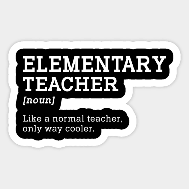 Elementary Teacher Gift Back To School Idea Sticker by kateeleone97023